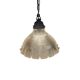 Art Déco - Holophane - suspension - cristal - années 1950