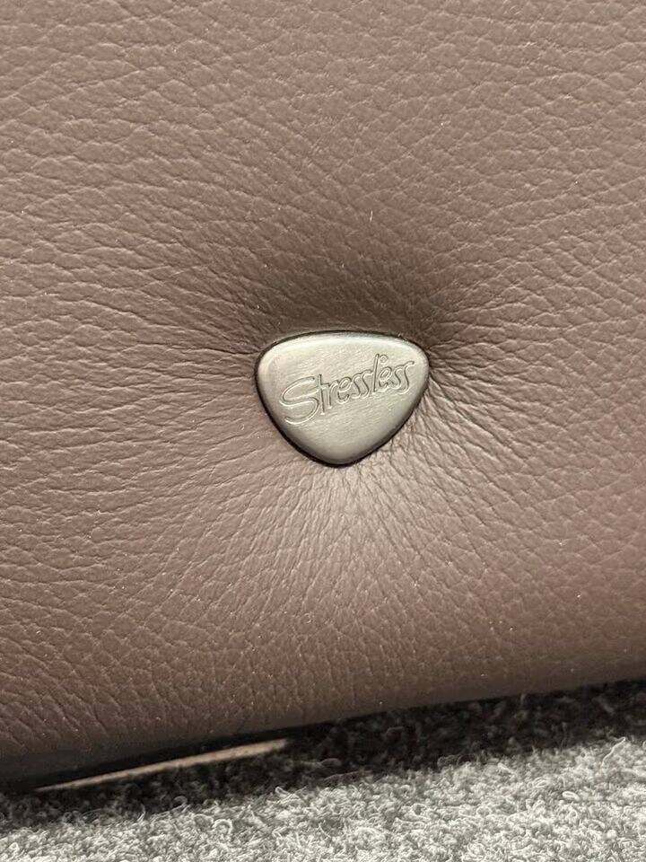 Magic-Ekornes Stressless Chair with Ottoman -Brown Leather