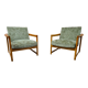Pair of Scandinavian design armchairs teak 1960