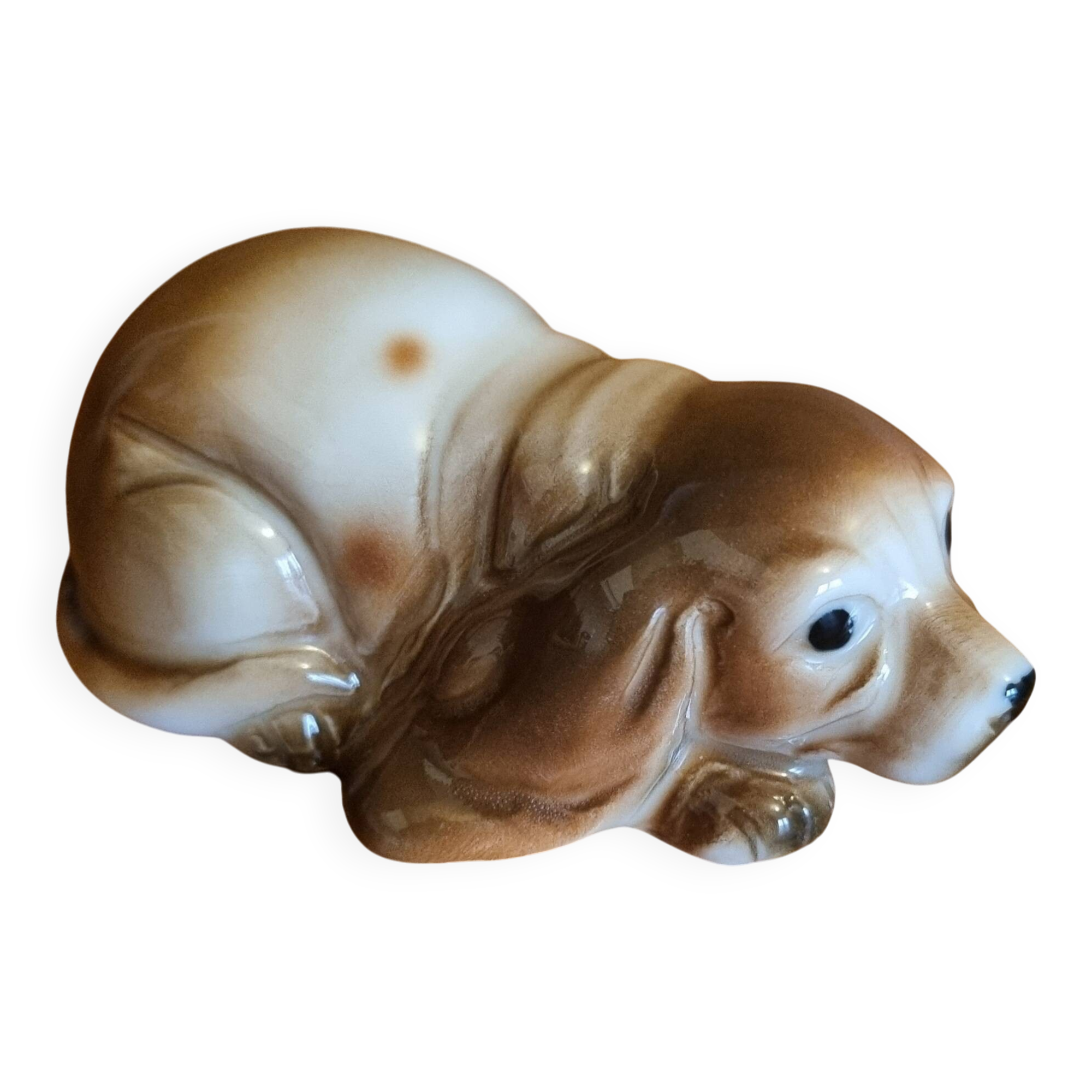 Figurine chien Cocker en céramique