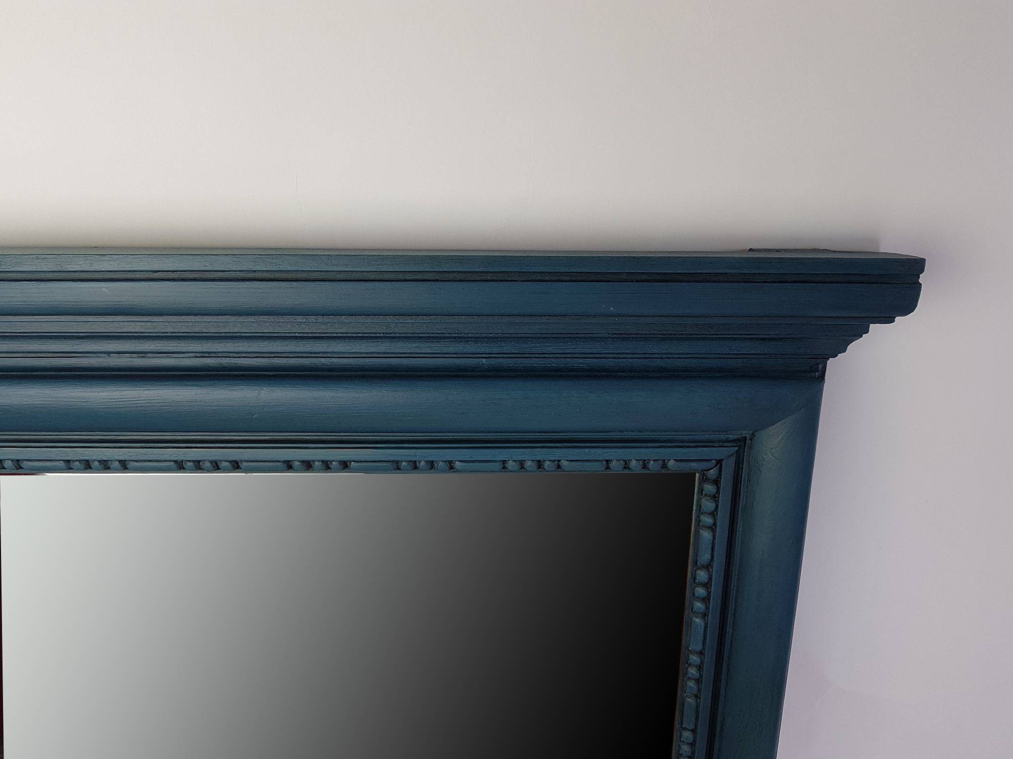 Oil blue mirror 75x101cm