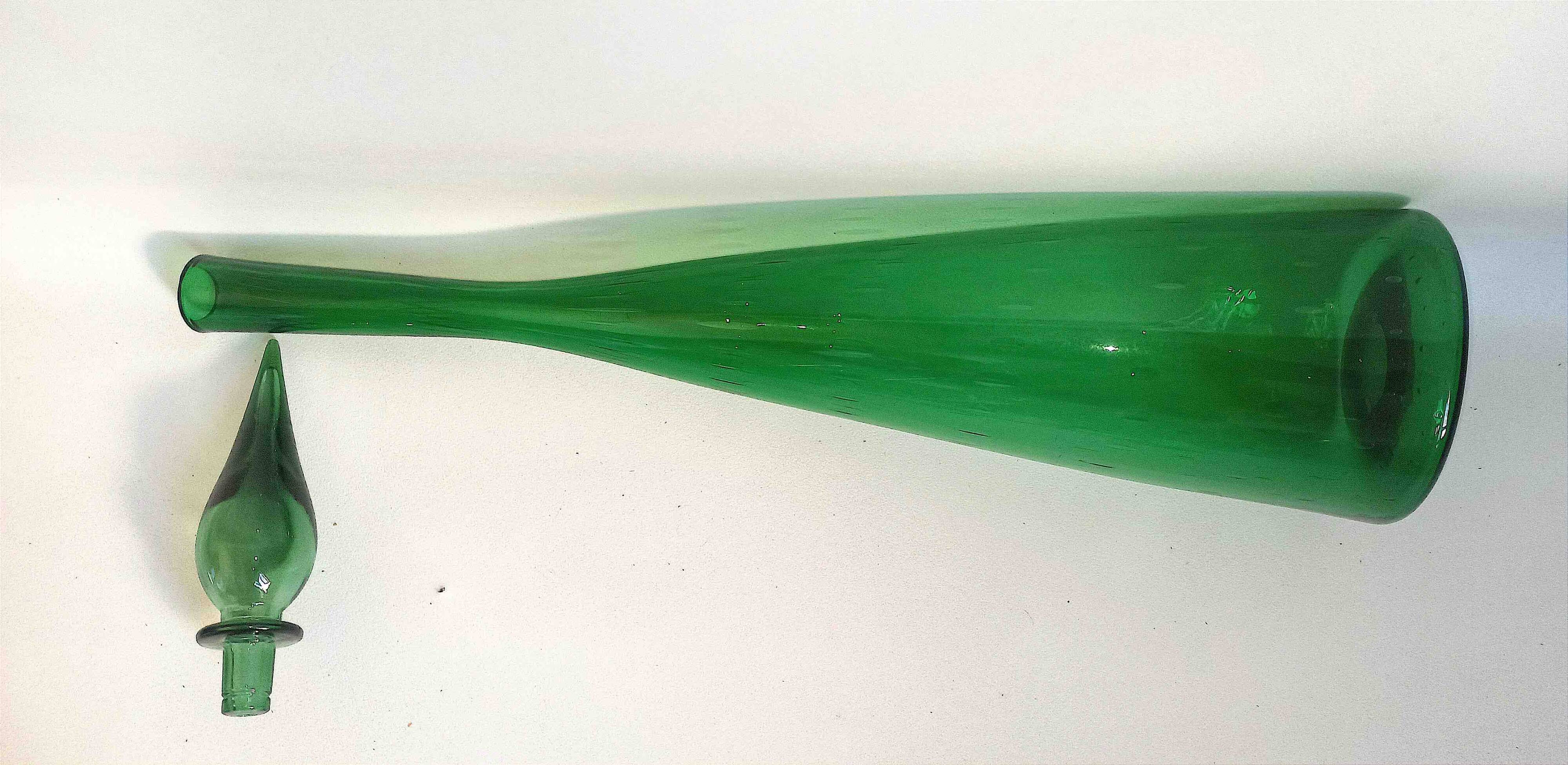 Carafe géante Génie Empoli Années 50 Hauteur 75 cm