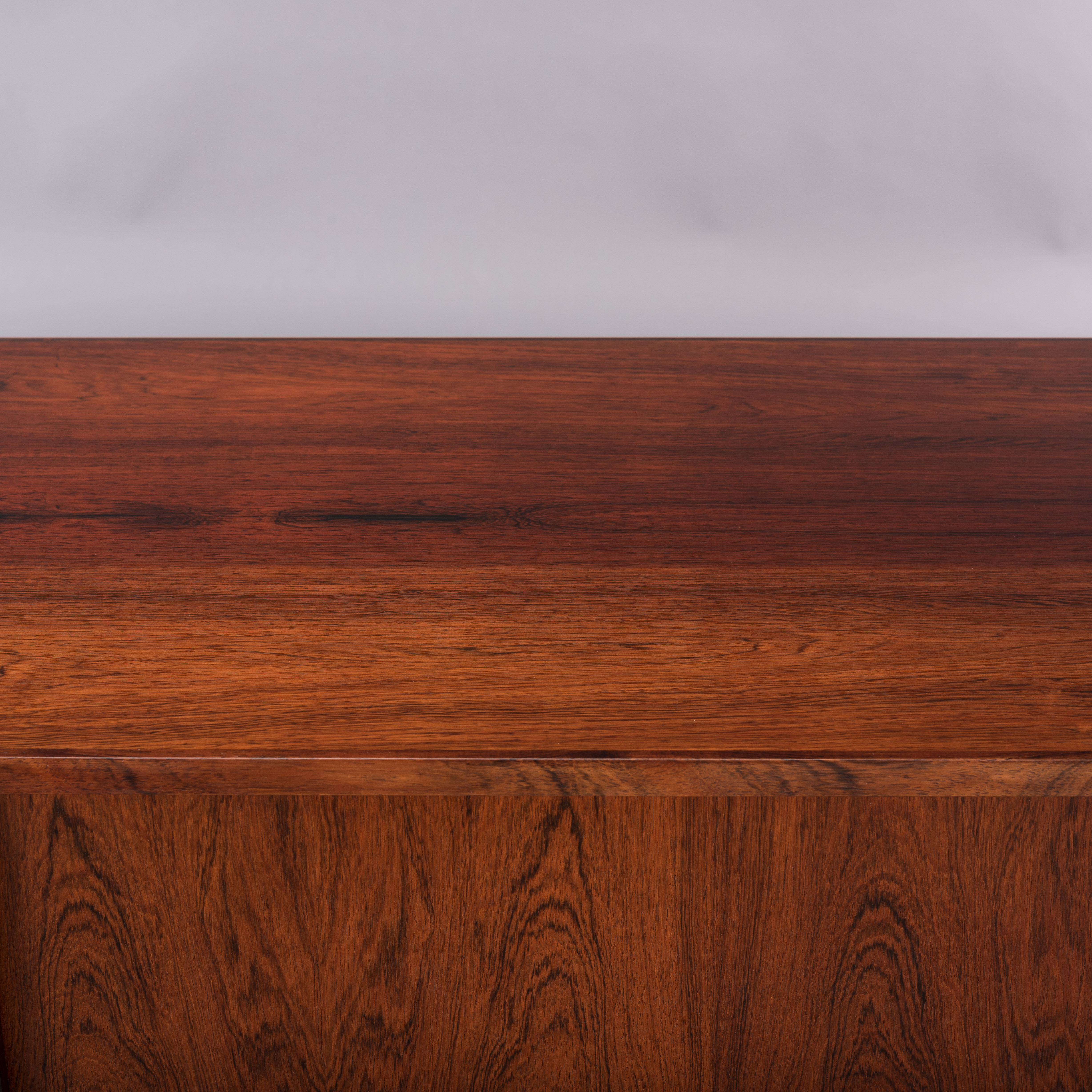 Mid-century rosewood sideboard with sliding doors from DR Mobler, 1960s