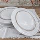 Set of 7 Limoges porcelain dinner plates from Maison Charles Ahrenfeldt