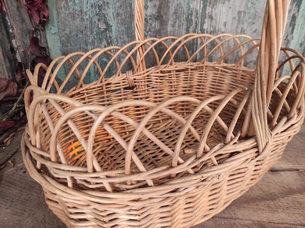 Panier ovale vintage français