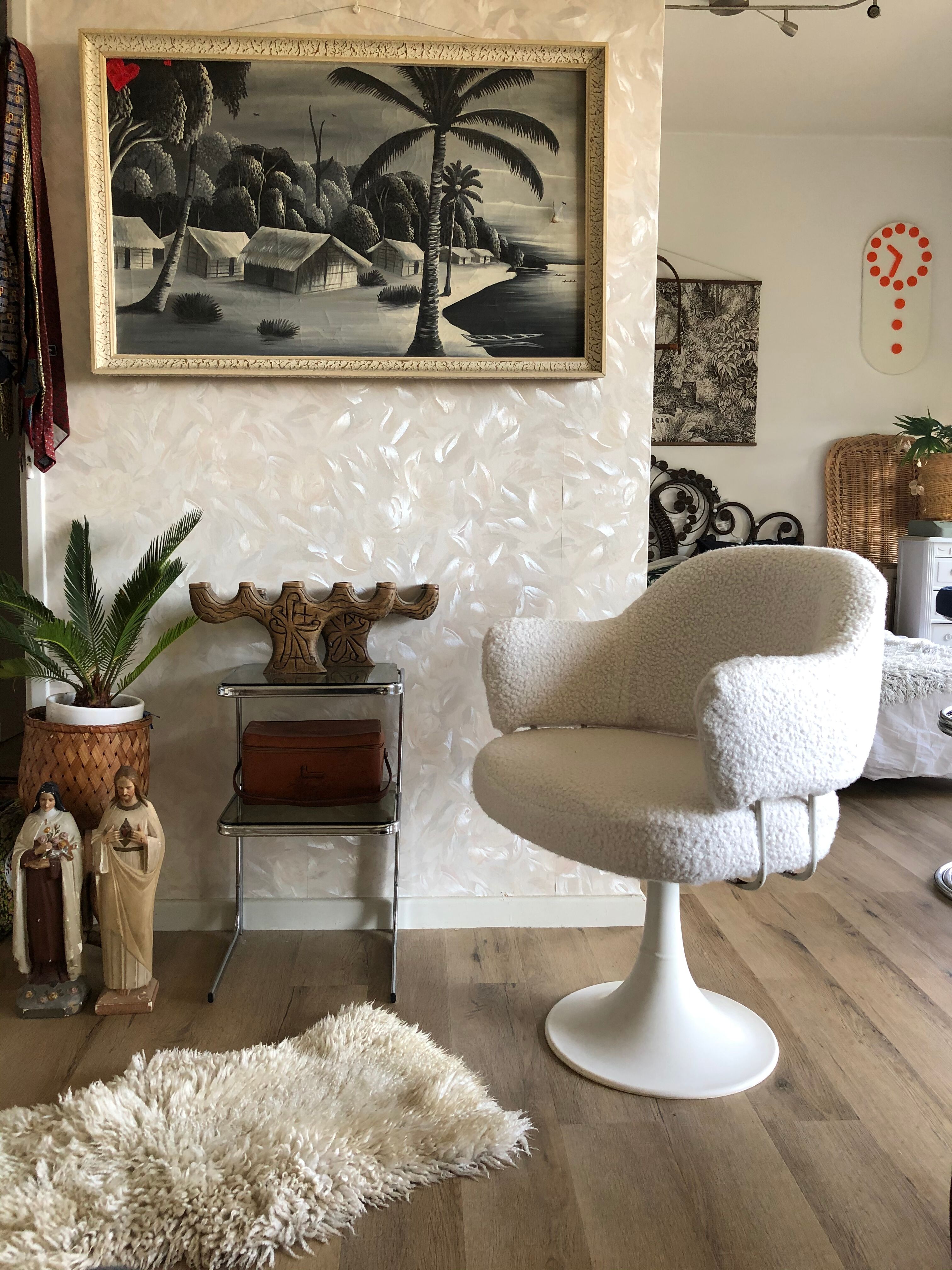 Chair 1970s tulip foot