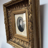 German school (?) of the early 19th century, Portrait of a young man wearing glasses.