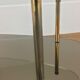 Double tray coffee table glass and gold metal 50s
