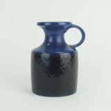 1970s ceramic vase keruska "azur" decor model 101 handmade germany