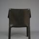 Leather 413 Cab Armchair by Mario Bellini for Cassina, 1970s