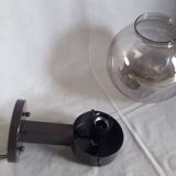 Delmas globe “smoked” wall lamp