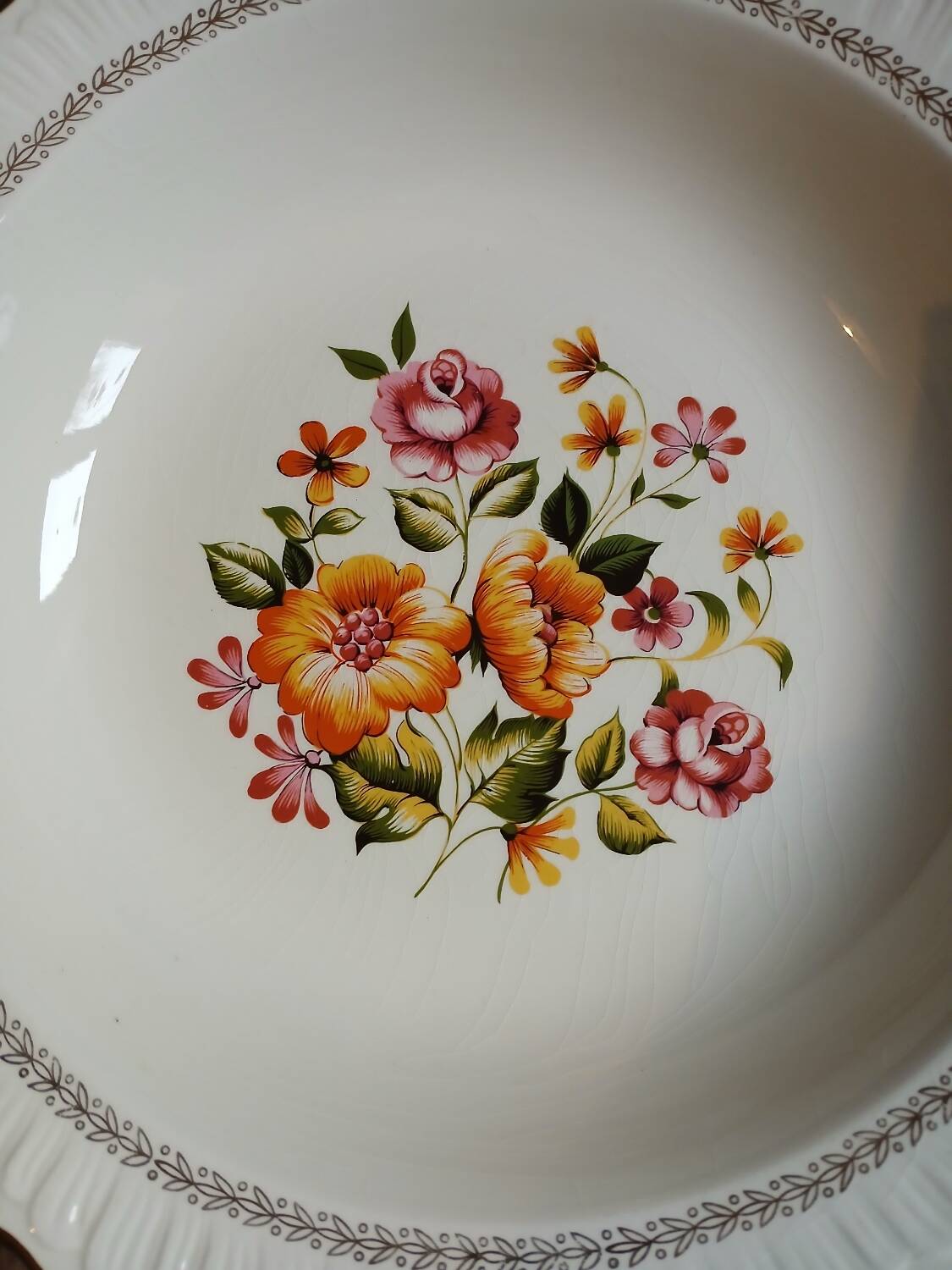 2 antique "Capri" plates