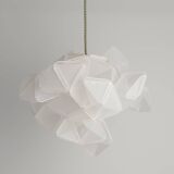 Labyrinth, Hazy, Artisan Light Sculpture with Integrated Fixture, By Republiken