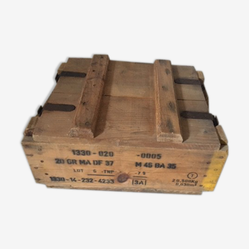 Wooden ammunition crate