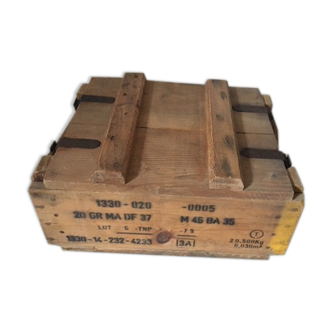 Wooden ammunition crate