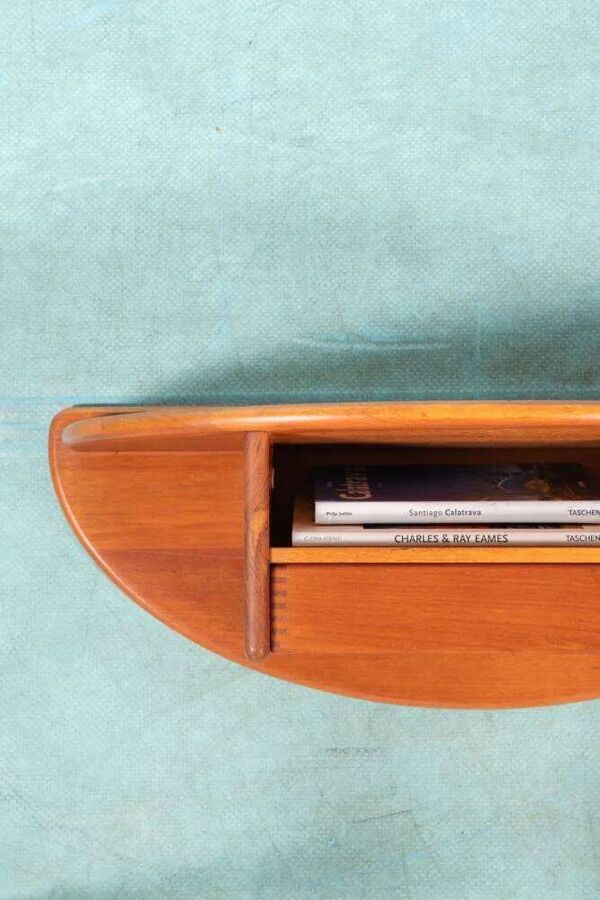 Console murale design danois en teck, Kai Kristiansen