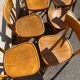 Série de 7 chaises bistrot vintage