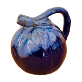Alpho vintage blue ceramic melon jug