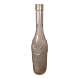 Bouteille ancienne gravée