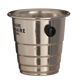 Champagne bucket in golden aluminum bakelite handles year 60