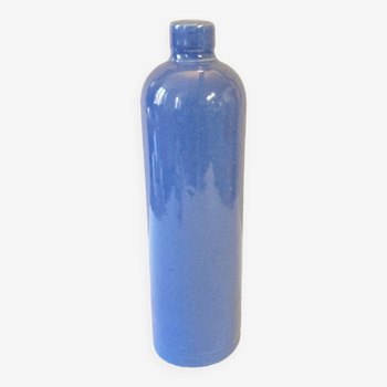 Light blue glazed stoneware bottle