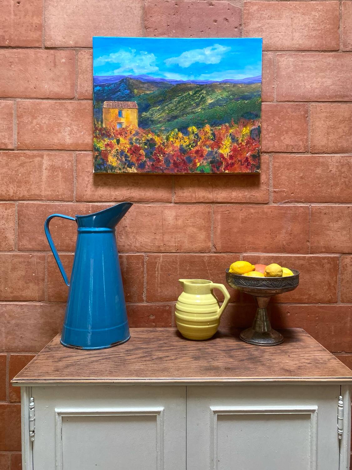 Vintage oil on canvas