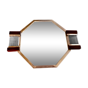 Plateau miroir art déco moderniste