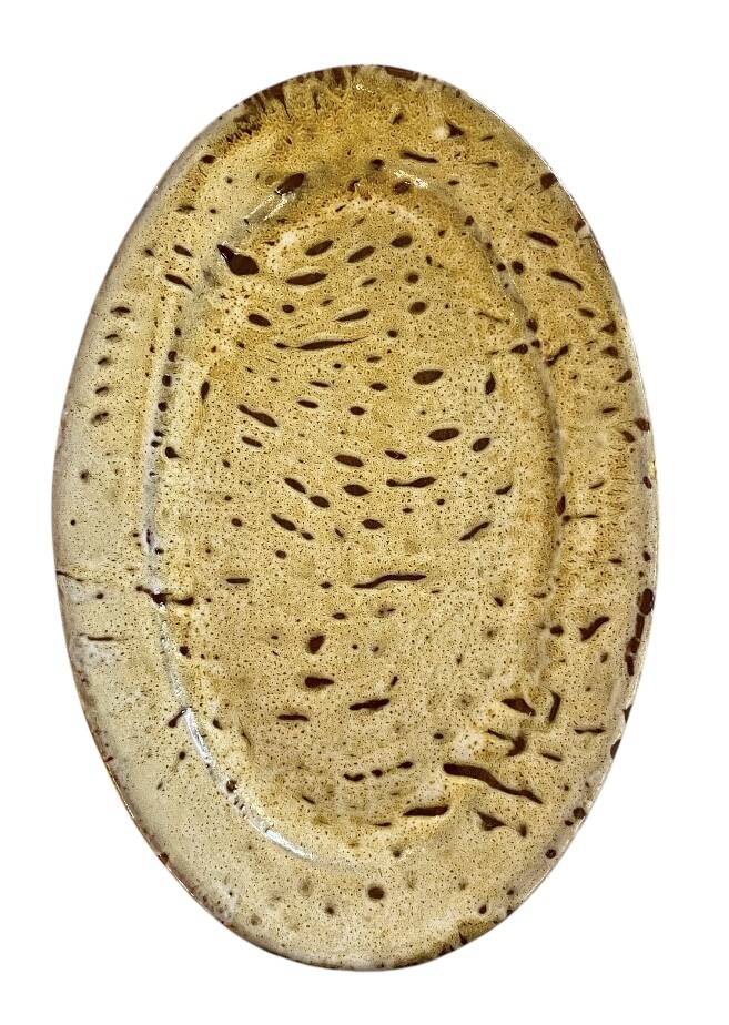 Vallauris fat lava serving dish