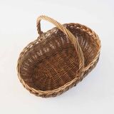 Rattan basket weaving
