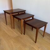 3 rosewood nesting tables - Denmark 1960s