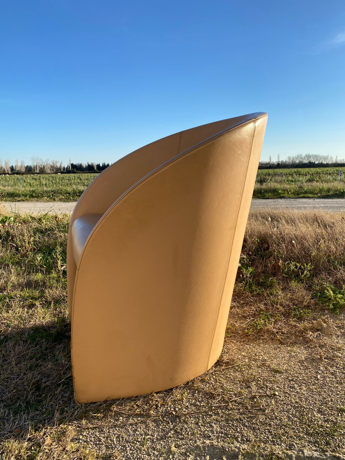 Leather armchair poltrona frau intervista