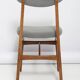 Mid-century boucle armchair in grey designed by Rajmund Hałas, Poland, 1960s.