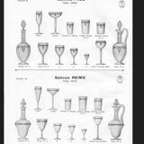 SAINT-LOUIS Reims carafe in star-cut crystal - 1930 Art Deco catalog