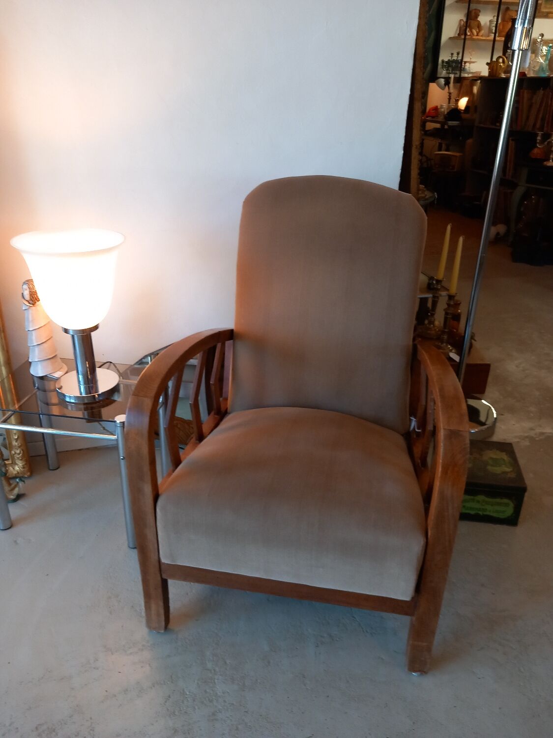 Modular art deco armchair