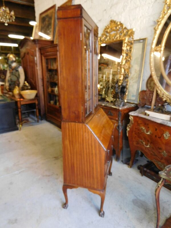Bureau secretaire vitrine pieds griffes