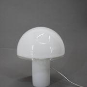 Large Italian Opaline Glass Table or Floor Lamp by Fontana Arte, 2010s
