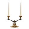 Art Deco style double candle holder