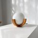 1980s pin support ball desk lamp