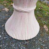 John mc guire McGuire round dining table Sheaf of wheat bamboo