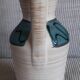 Vintage ceramic vase signed