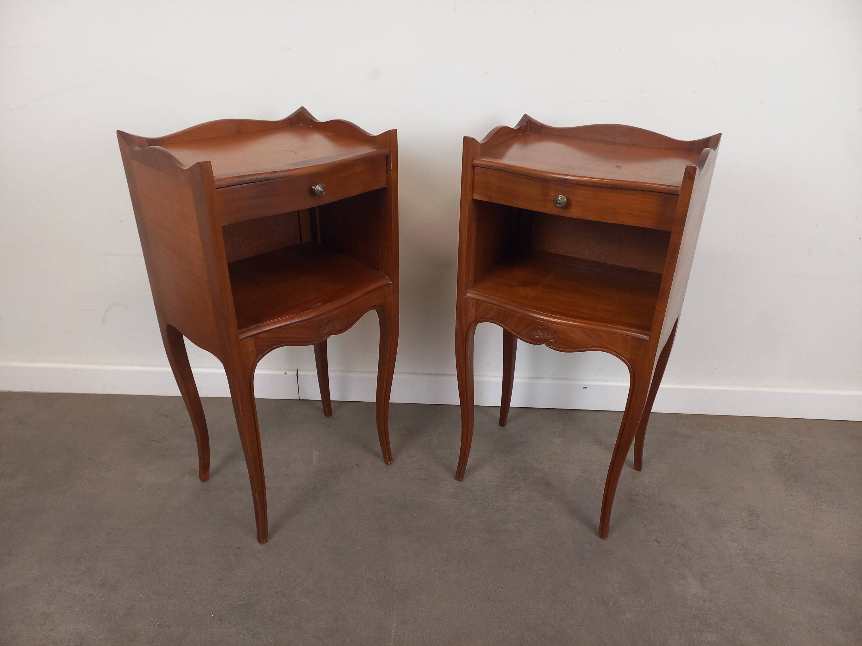 Pair of Louis XV style bedside tables