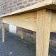 large farm table 175 cm in fir 1900 brewery raw natural wood