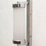 Bauhaus chromed roll wall lamp, 1930´s, Bohemia