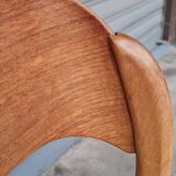 Pair of Baumann sled chairs