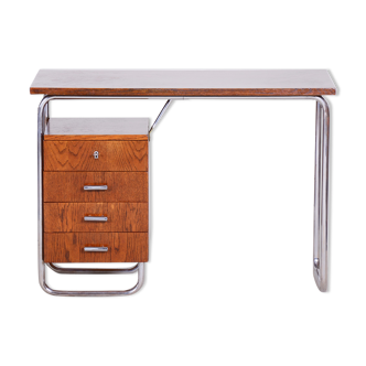 Bauhaus desk made in 1930s Czechia by Robert SlezáK