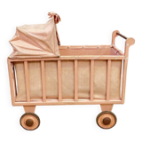 Vintage wooden doll's pram
