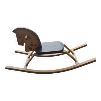 Wooden rocking horse