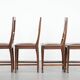 Set of four antique oak dining chairs in Art Nouveau style