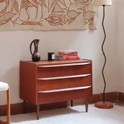 Commode teck scandinave années 60 3 tiroirs