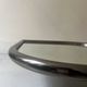 rotating coffee table drop in tubular chrome metal, glass and mirror, design 1970